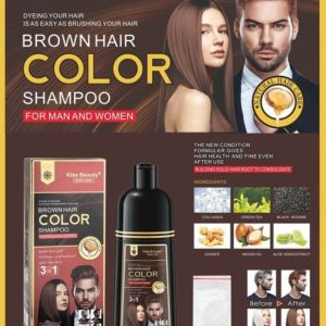 CHAMPU BROWN HAIR COLOR DE TINTE MARRON