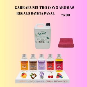 ECO-JIN NEUTRO +5 ESENCIAS A ELEJIR +BAYETA REGALO