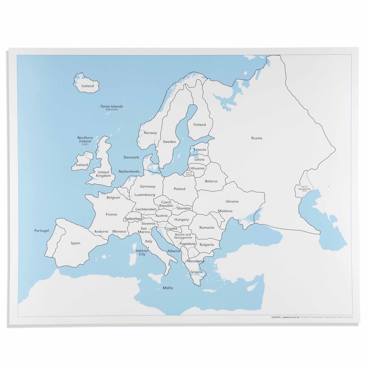 Mapas de Control de Europa