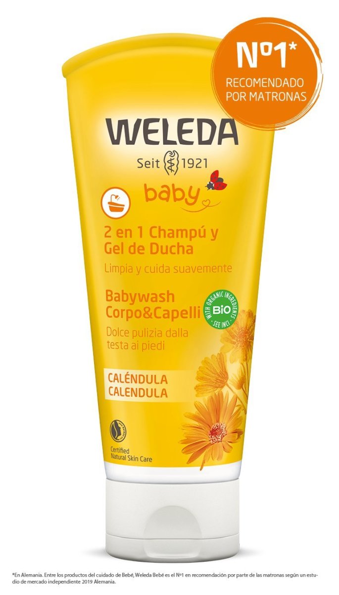 2 EN 1 CHAMPÚ Y GEL DE DUCHA WELWDA