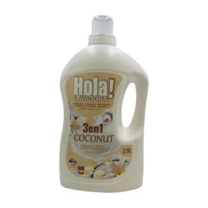 HOLA! Detergente Líquido 3 en 1 Coconut 2,9 L